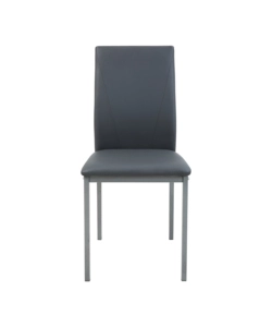 SET PRANZO BELLAHOME "MINORCA" GRIGIO CON TAVOLO ESTENSIBILE IN VETRO 4 SEDUTE